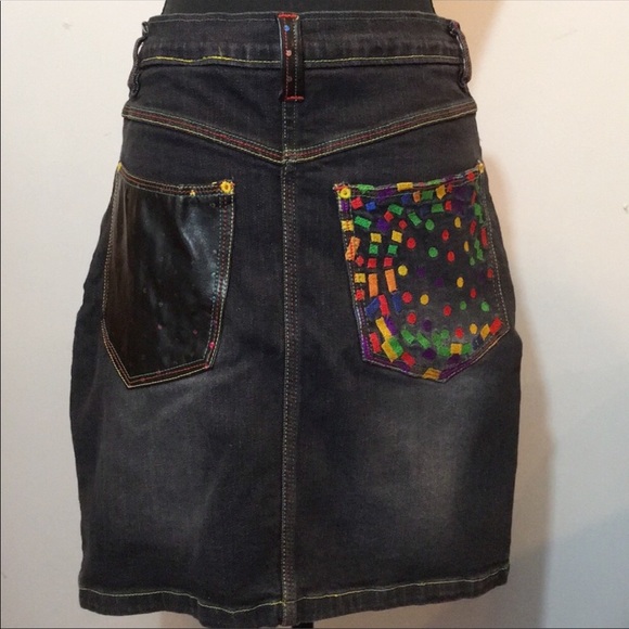 Authentic Products Dresses & Skirts - VINTAGE 80's AUTHENTIC PRODUCTS Denim Skirt Y2K